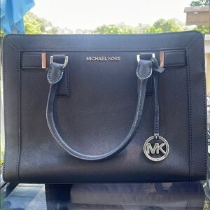 Michael Kors Black Satchel Bag